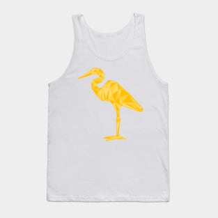 Low-poly Egret Tank Top